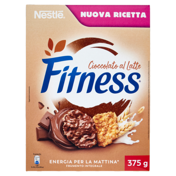 FITNESS Cioccolato al Latte Cereali Integrali con Fiocchi al Cioccolato 375g