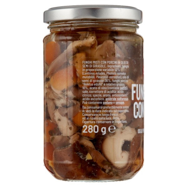 Selex Funghi Misti con Porcini in Olio di Semi di Girasole 280 g