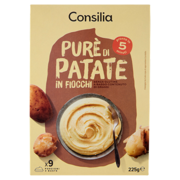 Consilia Preparato per Purè di Patate in Fiocchi 225 g
