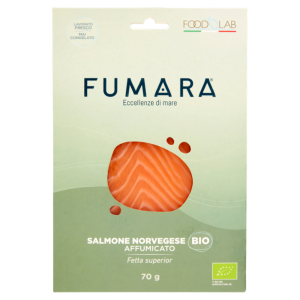 Fumara Salmone Norvegese Bio Affumicato Fetta superior 70 g