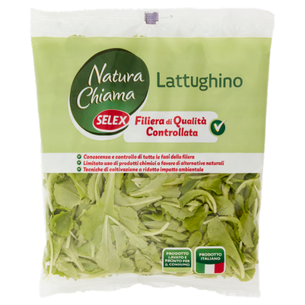Selex Natura Chiama Lattughino Lavato e Pronto per il Consumo 150 g