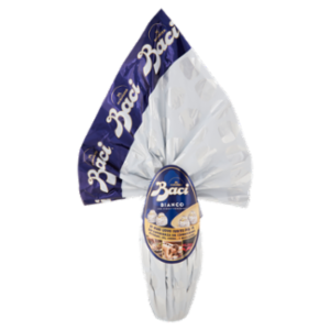BACI PERUGINA Uovo Di Pasqua Cioccolato Bianco Con Sorpresa e 4 Cioccolatini 265g