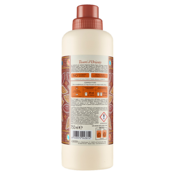 Tesori d'Oriente Byzantium Ammorbidente Aromatico Rosa Nera e Labdano 750 ml