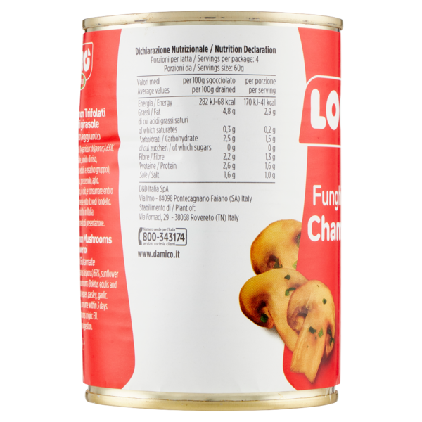 Logrò Funghi Trifolati Champignon 380 g