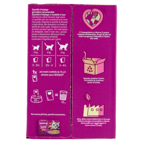 Whiskas Selezione Gustosa in salsa 10x85g