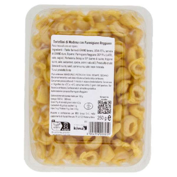 Pasta Fresca Rossi Tortellini di Modena con Parmigiano Reggiano 250 g