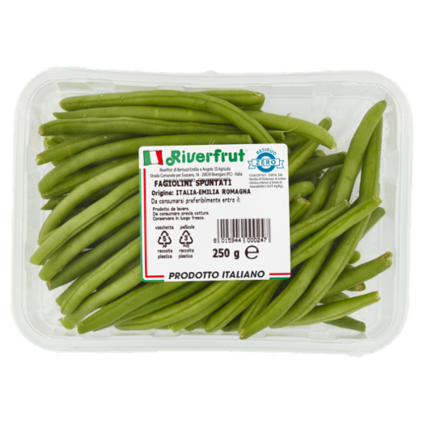 Riverfrut Fagiolini Spuntati 250 g