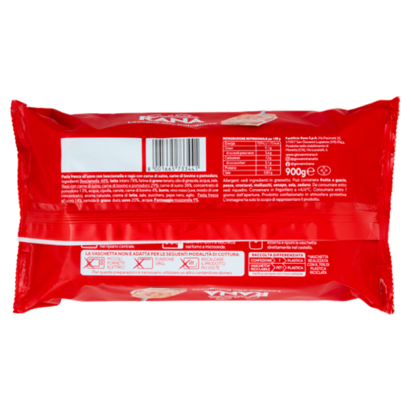 Giovanni Rana Lasagne alla Bolognese 900 g