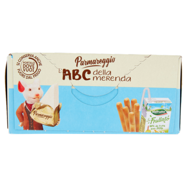 Parmareggio l'ABC della merenda con Formaggino al Parmigiano Reggiano