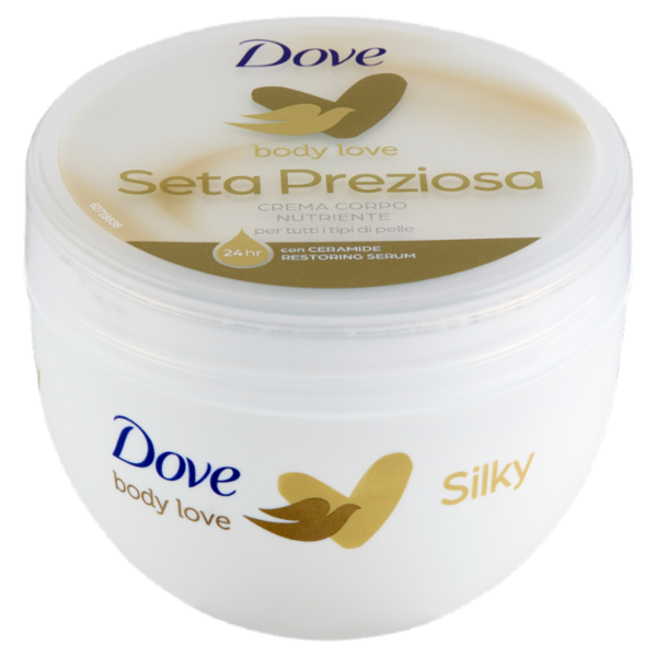 Dove body love Seta Preziosa Crema Corpo Nutriente per tutti i tipi di pelle 300 ml