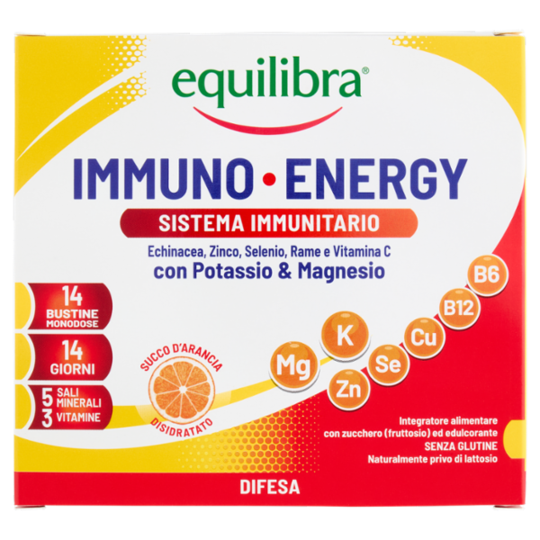 equilibra Immuno - Energy Sistema Immunitario Bustine Monodose 14 x 7 g
