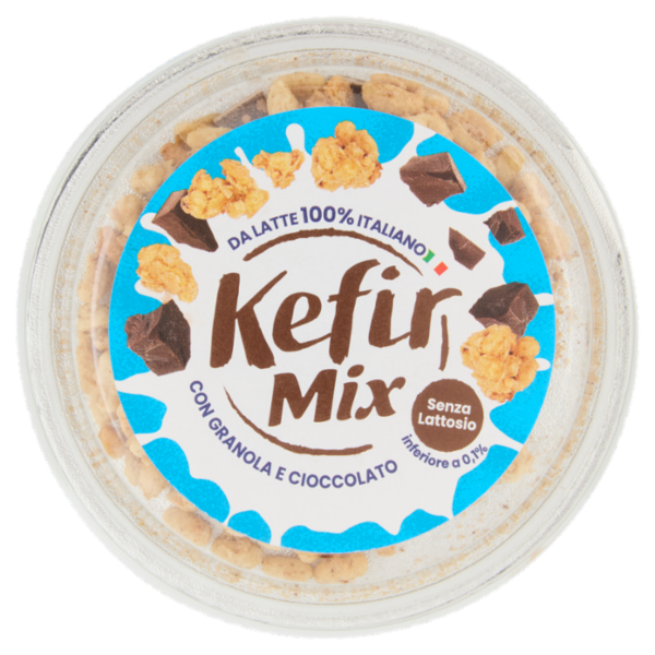 Centrale del latte Vicenza Kefir Mix Senza Lattosio con Granola e Cioccolato 150 g