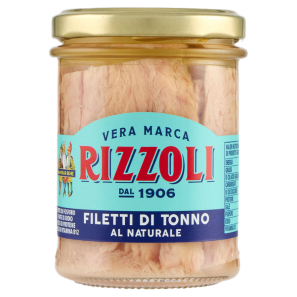 Rizzoli Filetti di Tonno al Naturale 190 g