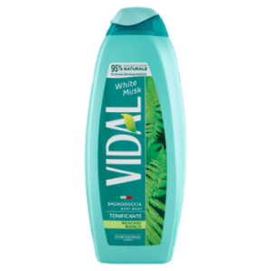 Vidal White Musk Bagnodoccia Tonificante Muschio Bianco 600 Ml