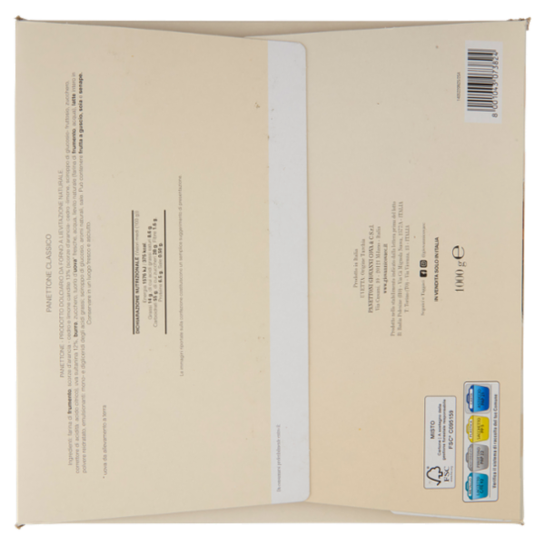 Giovanni Cova & C. Panettone Classico con uvetta e canditi 1000 g