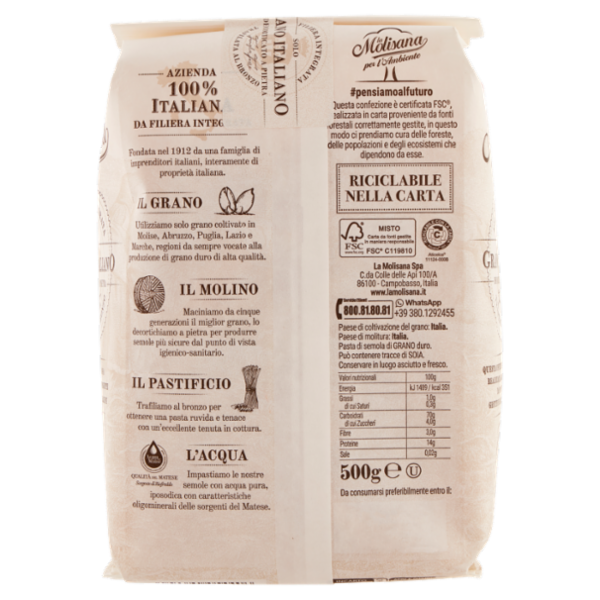 la Molisana Sedani N°44 500 g