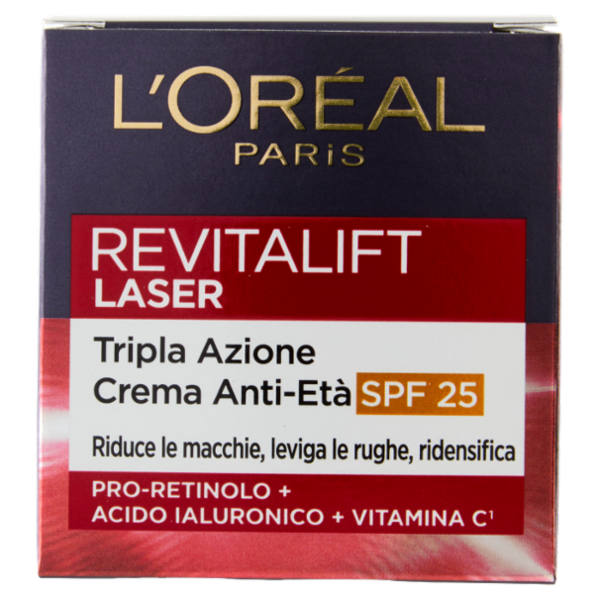 L'Oréal Paris Revitalift Laser Tripla Azione Crema Anti-Età SPF 25 50 ml