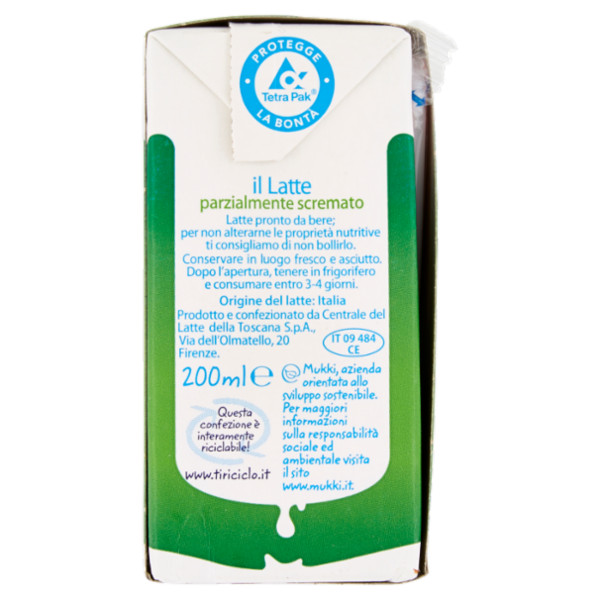 Mukki il Latte parzialmente scremato 3 x 200 ml
