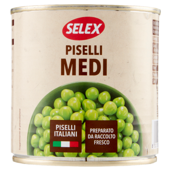 Selex Piselli Medi Lessati 410 g