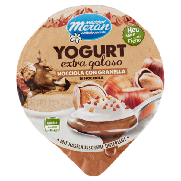 Meran Yogurt extra goloso Nocciola con Granella di Nocciola 150 g