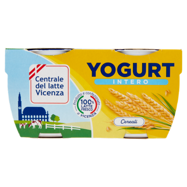 Centrale del latte Vicenza Yogurt Intero Cereali 2 x 125 g