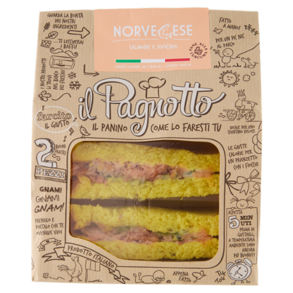Parma Is il Pagnotto Norvegese Salmone e Avocado 2 Pezzi 160 g
