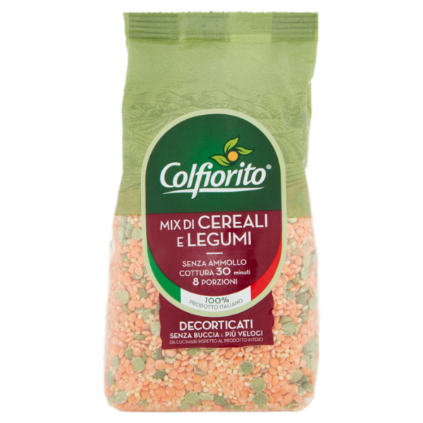Colfiorito Mix di Cereali e Legumi Decorticati 400 g