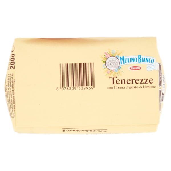 Mulino Bianco Tenerezze Biscotti con Crema al Gusto di Limone 200g