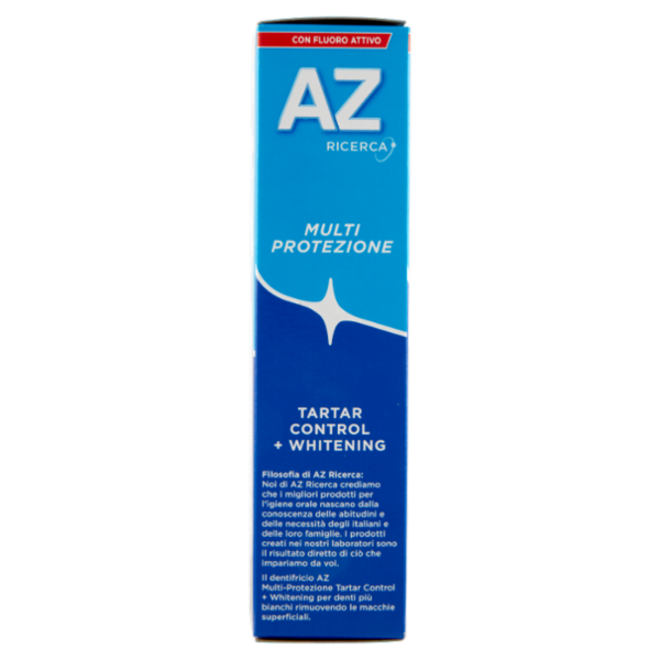 AZ Dentifricio Multi Protezione Tartar Control + Whitening Menta Fresca 75 ml