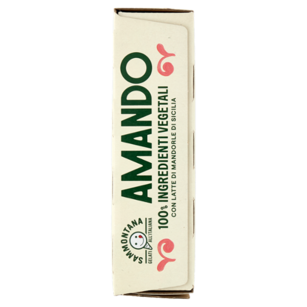 Sammontana Amando 4 Biscotti Gelato alla Vaniglia, Variegato ai Frutti di Bosco 4 x 52 g