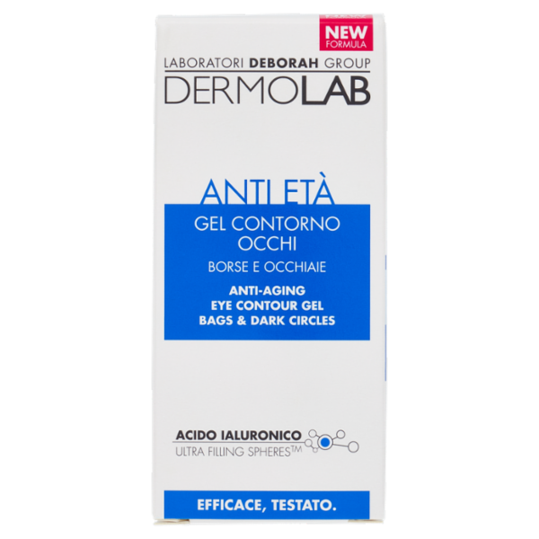 Dermolab Anti Età Gel Contorno Occhi Borse e Occhiaie 15 ml