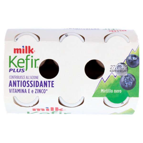 Milk Kefir Plus Antiossidante Mirtillo nero 6 x 100 g