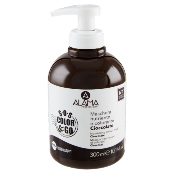 Alama Professional S.O.S. Color & Go Maschera nutriente e colorante Cioccolato 300 ml