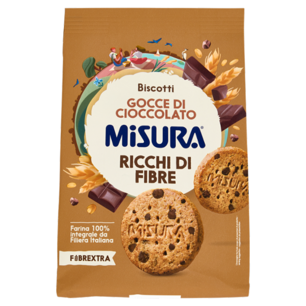 Misura Fibrextra Biscotti Gocce di Cioccolato 290 g