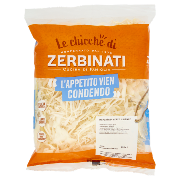 Zerbinati Le chicche di Zerbinati Insalata di Verze Julienne 200 g