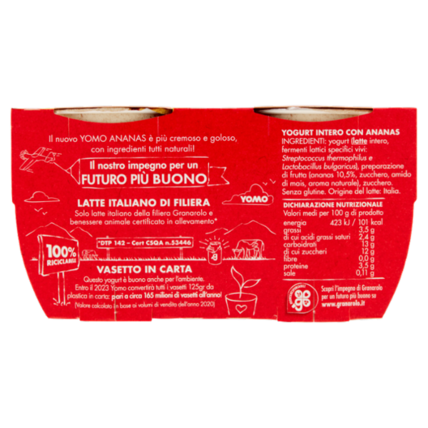 Yomo Intero Ananas 2 x 125 g
