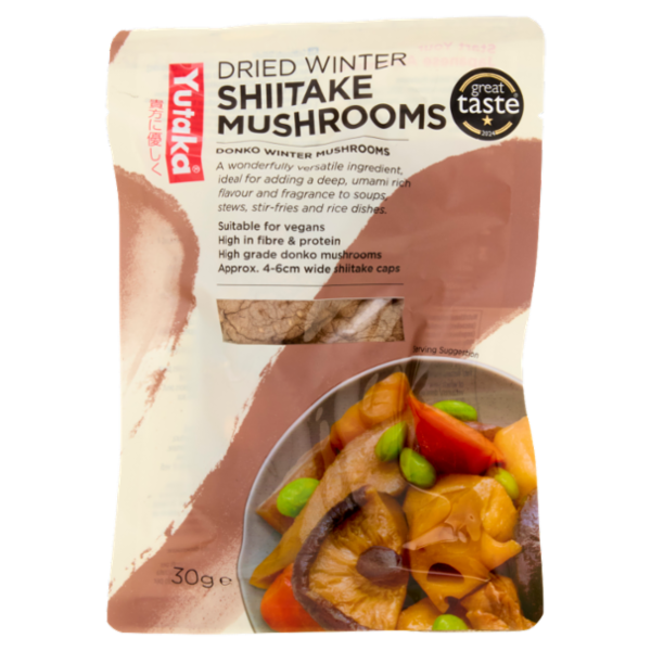 Yutaka Dried Winter Shiitake Mushrooms 30 g