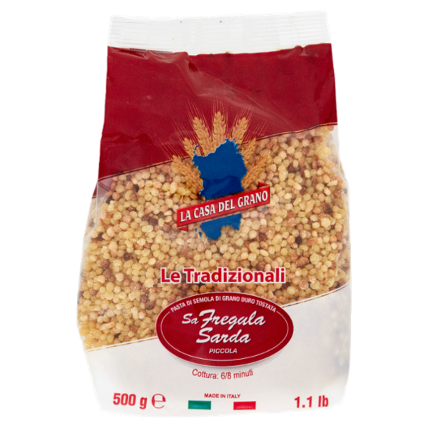 La Casa del Grano Le Tradizionali Sa Fregula Sarda Piccola 500 g
