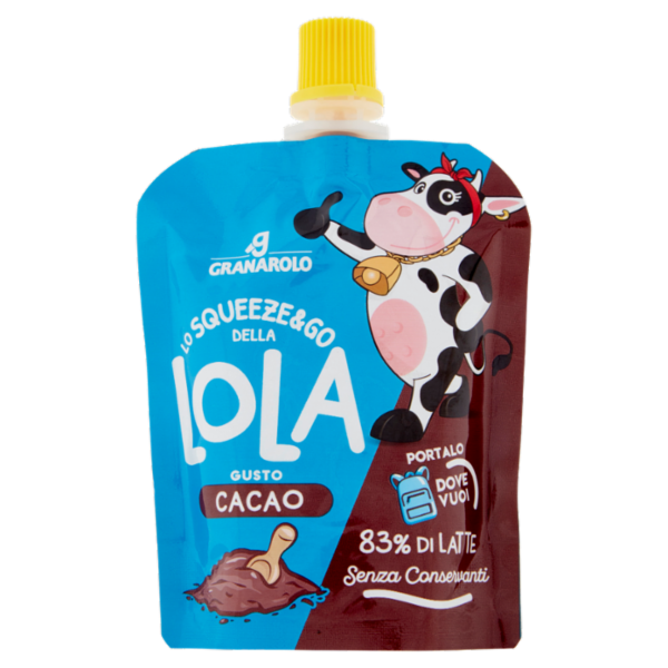 Granarolo lo Squeeze&go della Lola Gusto Cacao 85 g