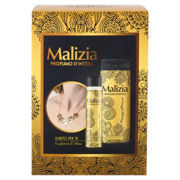 Malizia Profumo d'Intesa Mirage d'Amour Seduction Parfum Deodorant 100 mL + Doccia Schiuma 300 mL