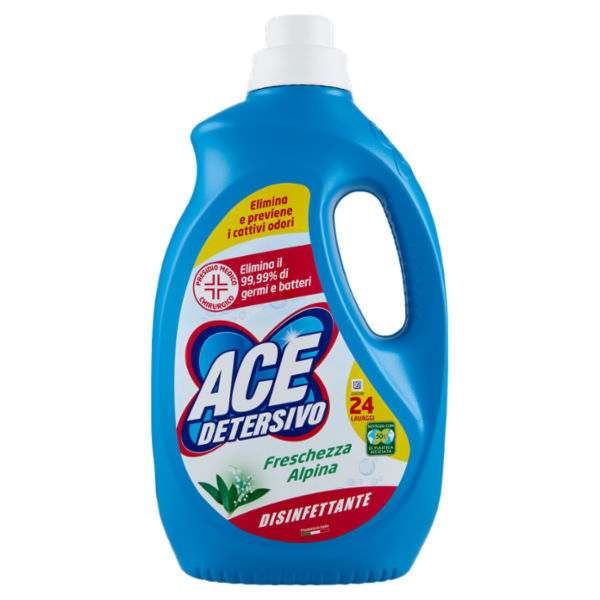 Ace Detersivo Igienizzante Freschezza Alpina 24 Lavaggi 1320 ml
