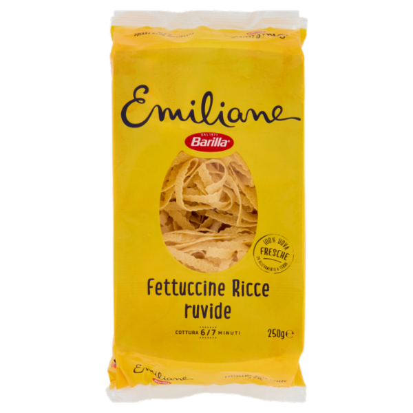 Barilla Emiliane Fettuccine Ricce Pasta all'Uovo 250 g