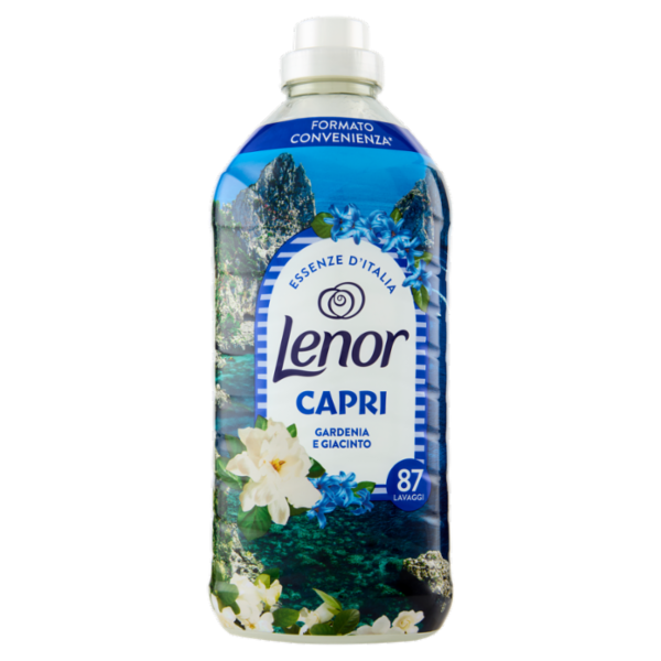 Lenor Essenze D'Italia Capri Ammorbidente Concentrato Gardenia e Giacinto, 87 Lavaggi 1,827 L