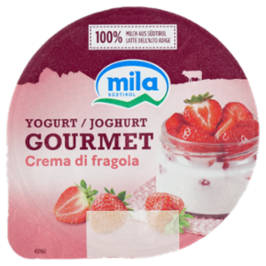 Mila Yogurt Gourmet Crema Di Fragola 125 g