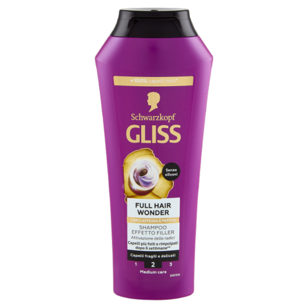 Gliss Full Hair Wonder Shampoo Effetto Filler 250 ml