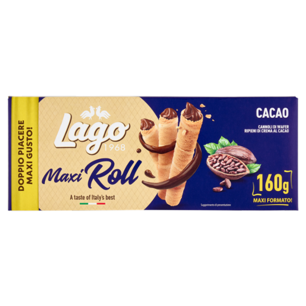 Lago Maxi Roll Cacao 160 g