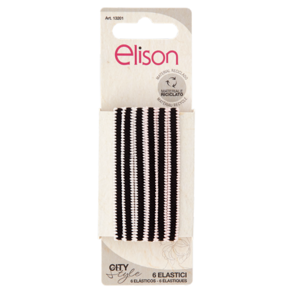 elison City Style Elastici Natural 6 pz