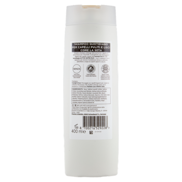 Pantene Pro-V Lisci Effetto Seta Shampoo Active Nutri-Plex 400 ml