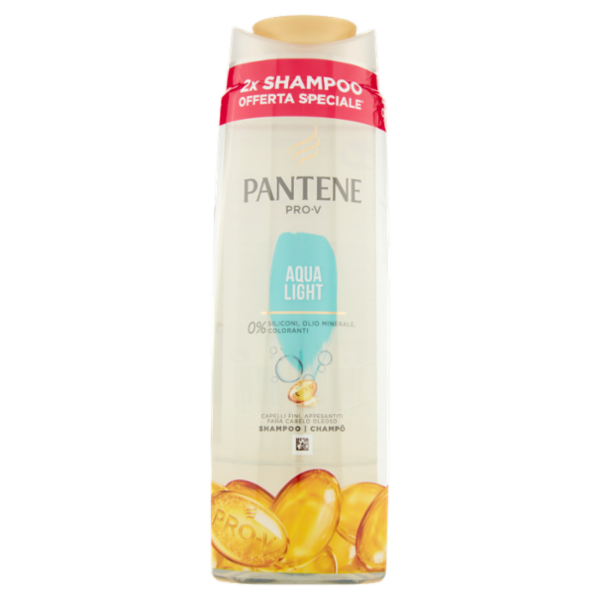 Pantene Pro-V Shampoo Aqua Light 2x225 ml