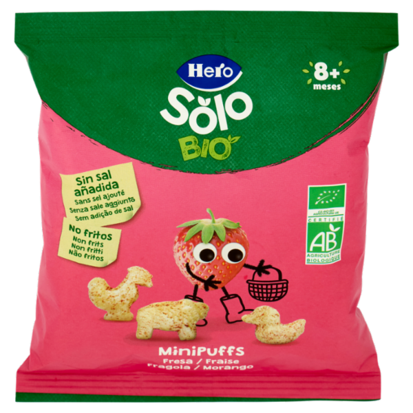 Hero Solo Bio MiniPuffs Fragola 18 g